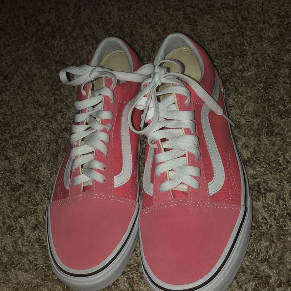 strawberry pink old skool vans